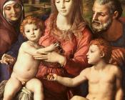 圣安妮和婴儿圣约翰的圣家庭 - 阿尼奥洛·布伦齐诺
